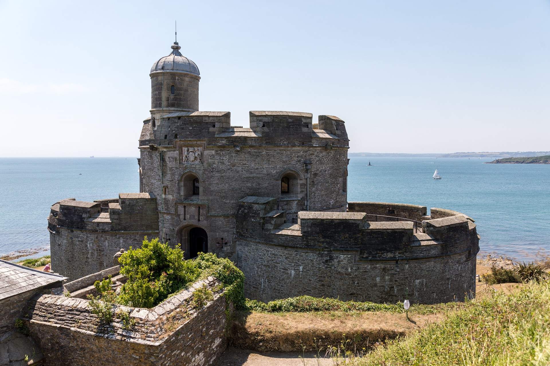Take a visit to St.Mawes castle and enjoy the panoramic views.