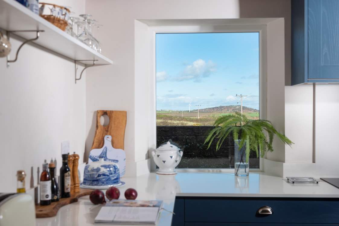 You have wonderful rural and sea views from almost every window at Mordros.