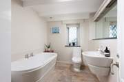 The fabulous family bathroom located on the ground floor.
