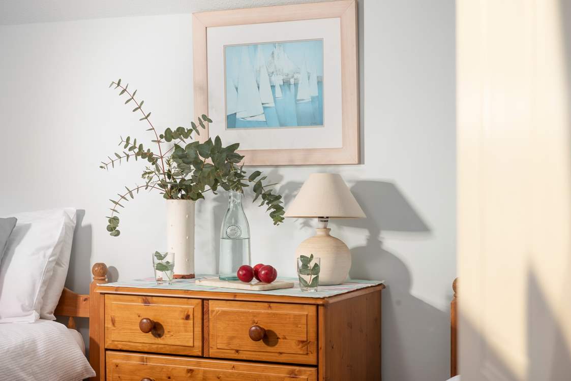 You will find sweet little touches throughout.