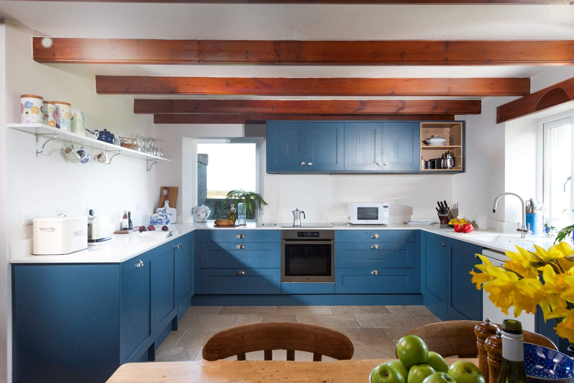 The kitchen/dining-room will soon become the heart of the home.