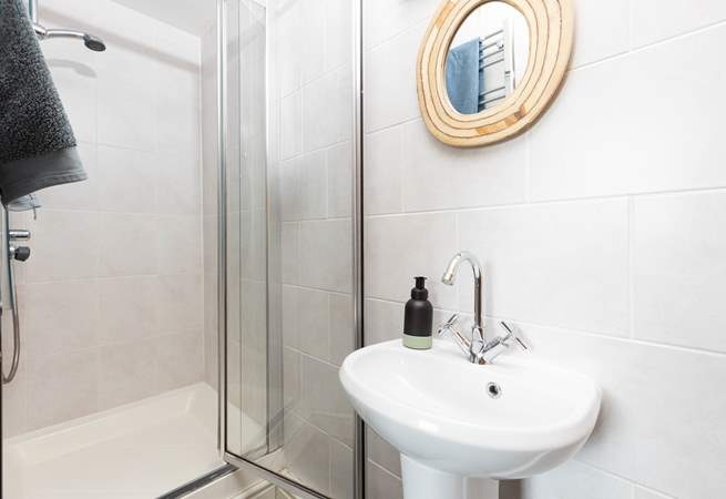 Start the day with a refreshing shower in the ground floor shower-room.