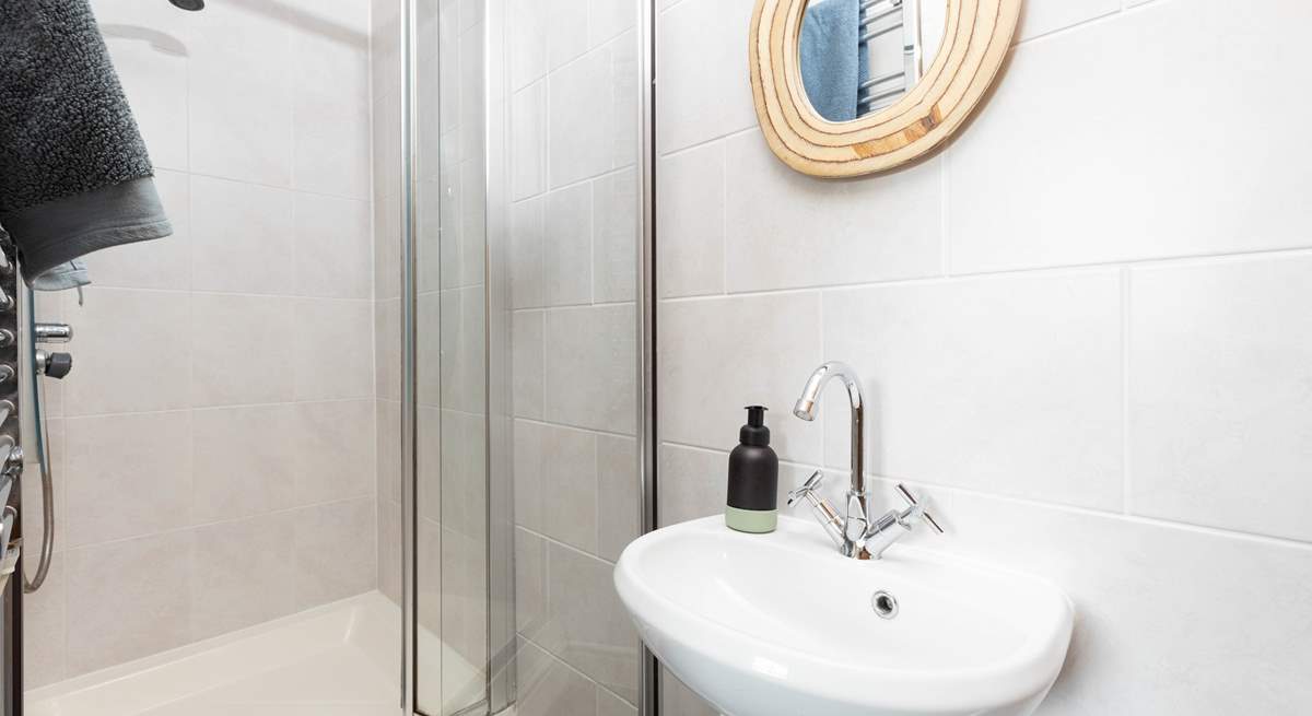 Start the day with a refreshing shower in the ground floor shower room.