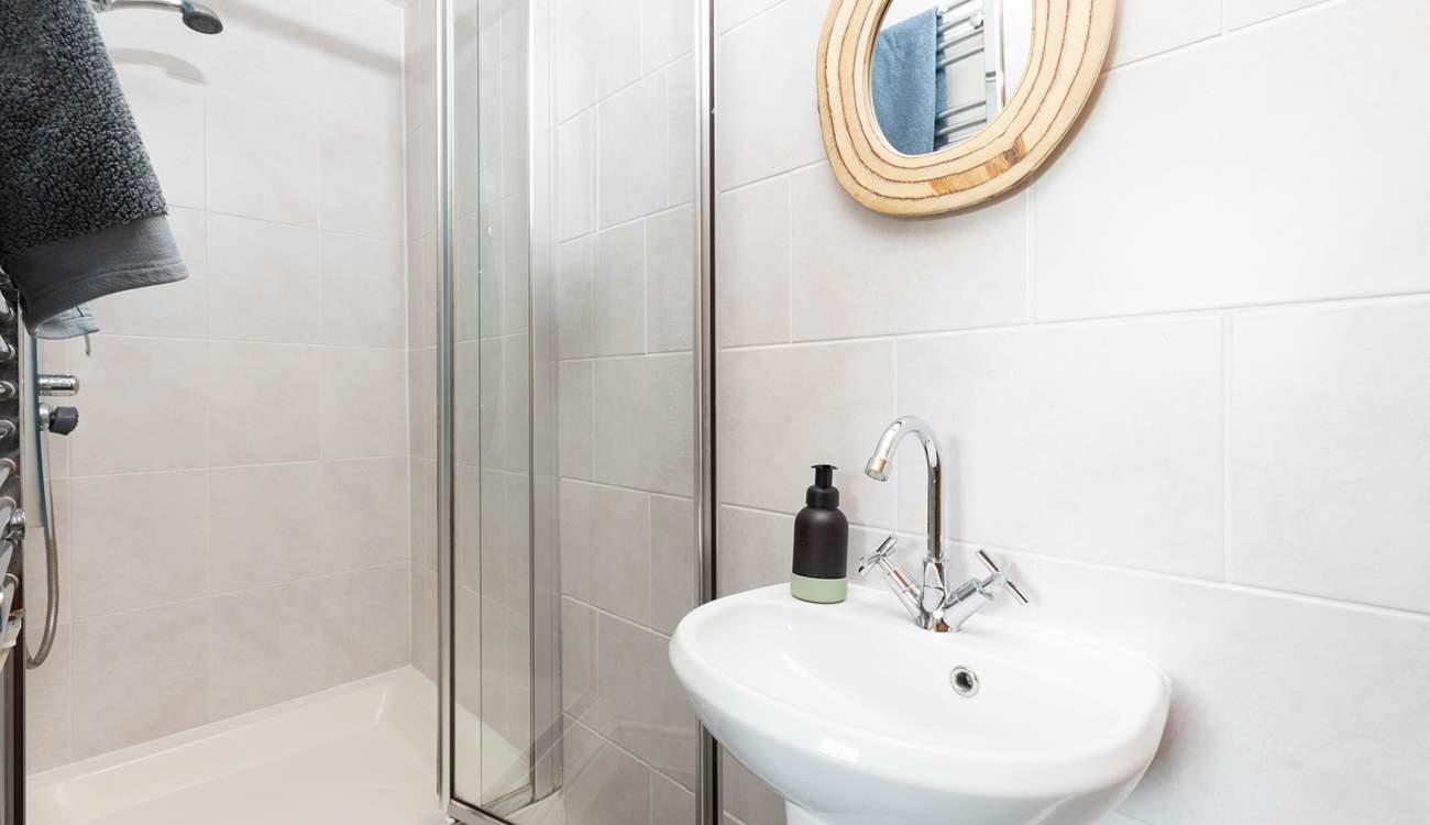 Start the day with a refreshing shower in the ground floor shower-room.