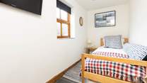 The single room with TV.