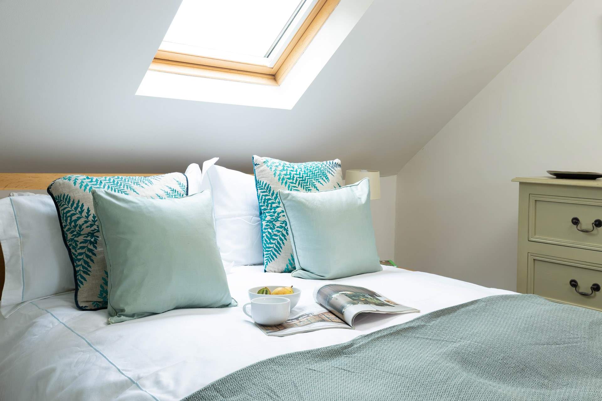 Escape for some quiet time with a book or magazine. 