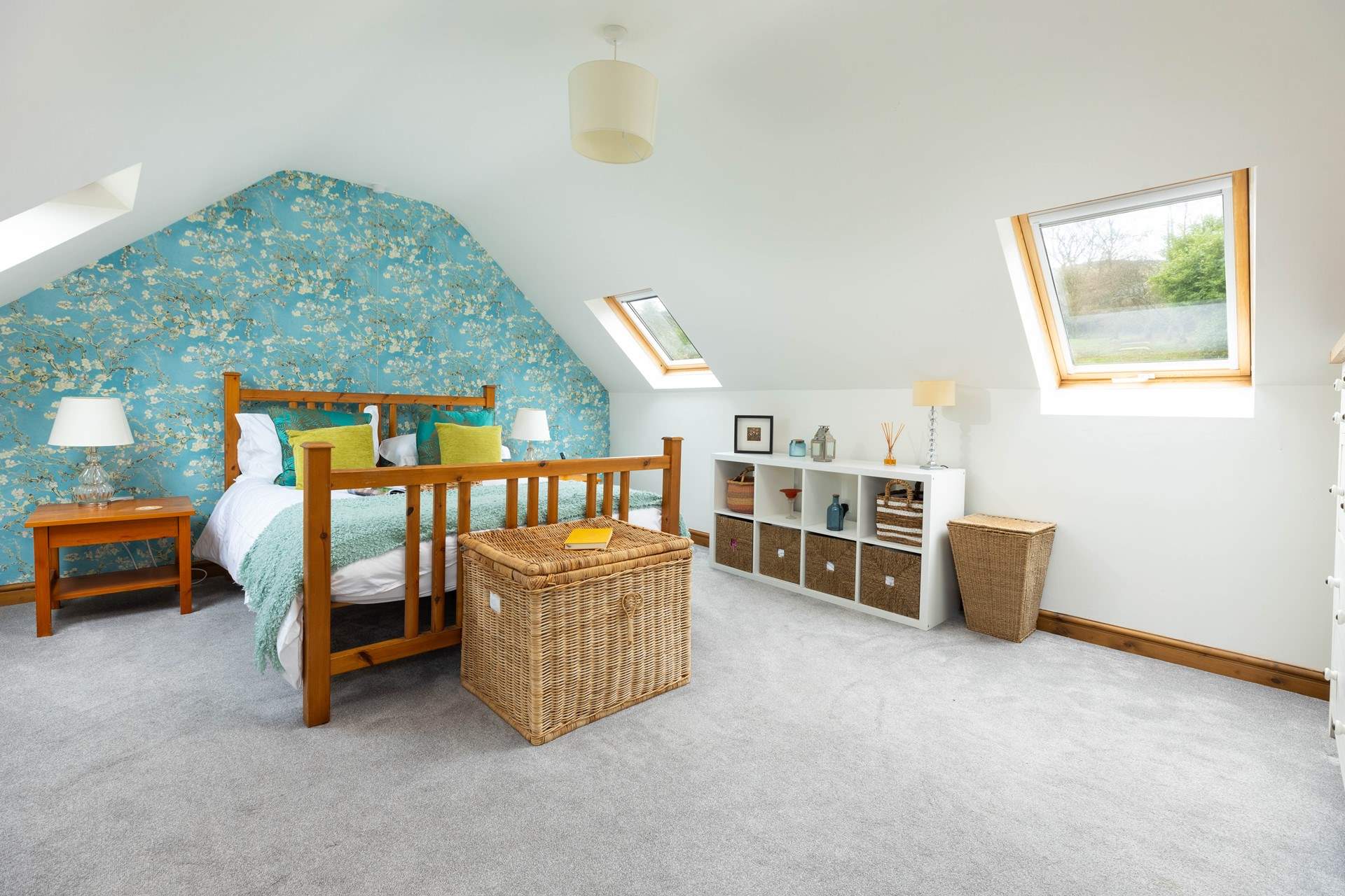 Welcome to your beautiful bedroom. 