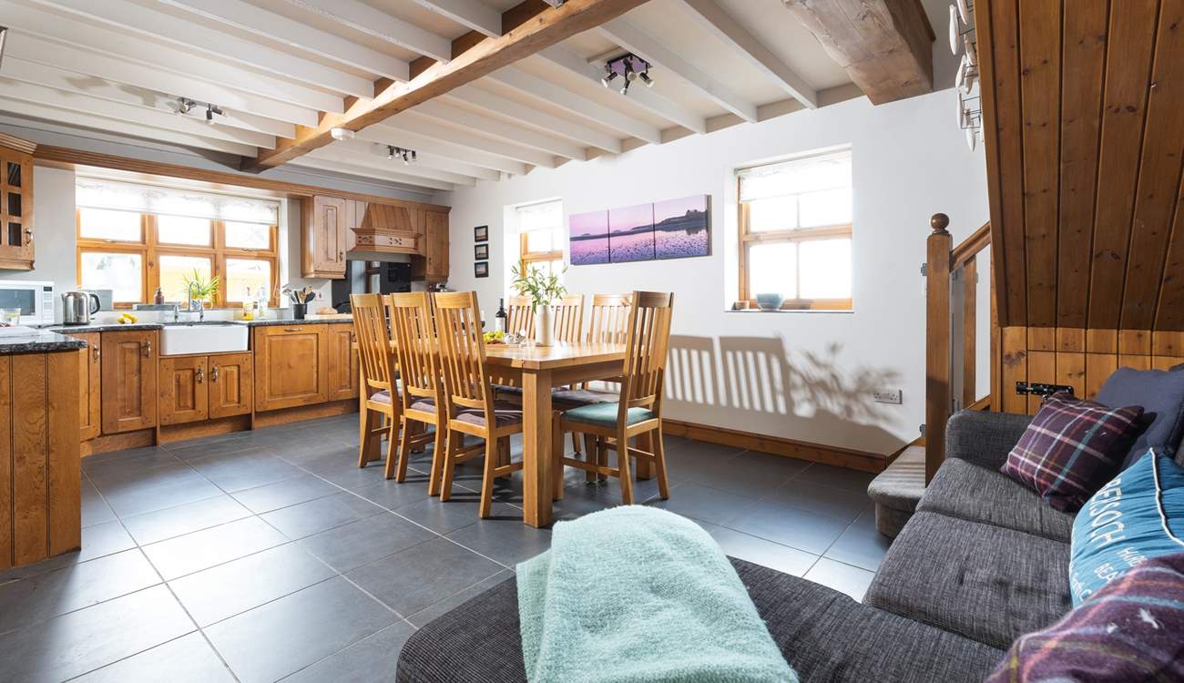 Relax and chat whilst the holiday chef prepares a feast.