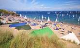 Pretty beach at Abersoch.  - Thumbnail Image