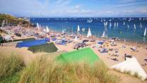 Pretty beach at Abersoch. 