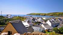 Aberdaron, glorious beach and one of the many pretty seaside towns in the area. 