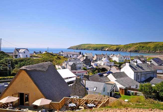 Aberdaron, glorious beach and one of the many pretty seaside towns in the area. 