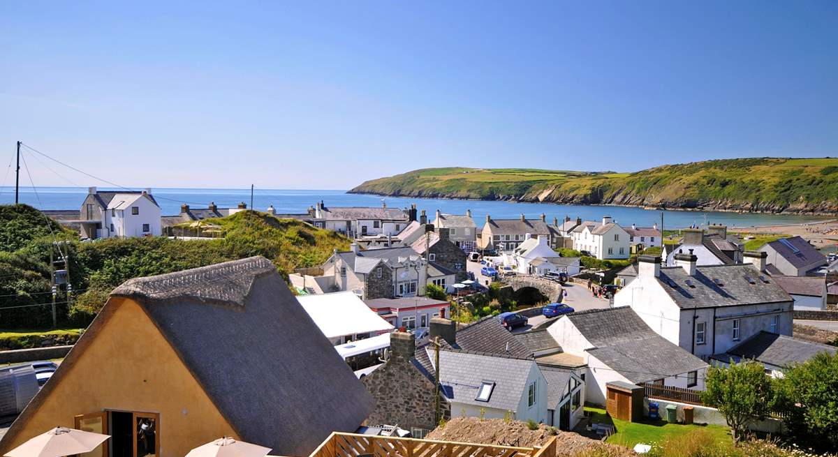 Aberdaron, glorious beach and one of the many pretty seaside towns in the area. 