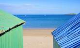 Perfect beach day, crystal blue ocean and soft golden sands at Abersoch.  - Thumbnail Image