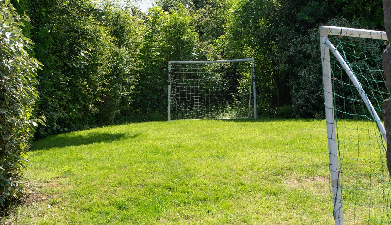 The sun-soaked lawn.