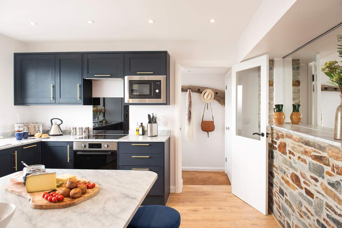 A warm welcome awaits you as you step into the kitchen.