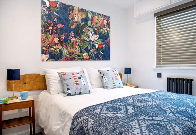 Bedroom two has a comfy double bed waiting to rock you off to sleep.