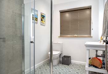 Thanckes Lodge has a stylish shower-room.