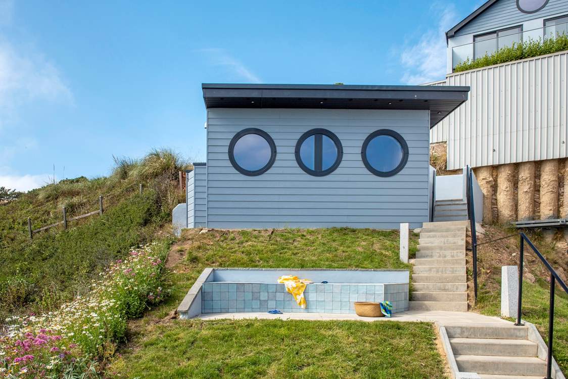 There's a private spa available to just a few properties in the area.