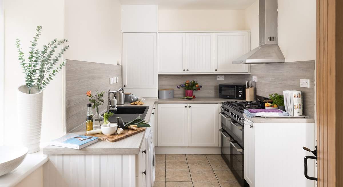 The contemporary kitchen with everything you need.