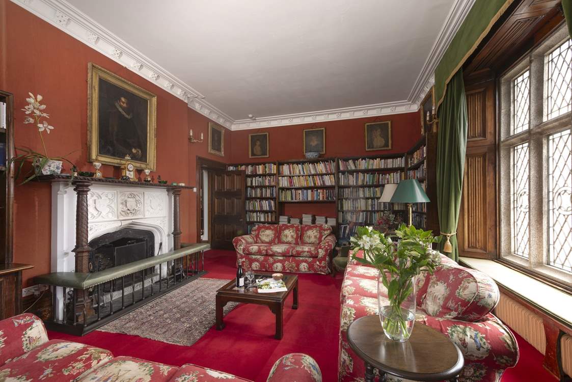 This is a bookworm's paradise, it's a great library and if that's not enough there are so many more books throughout the house.