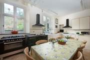 The kitchen is well-equipped to cater for a crowd including the large Aga, as you would expect in a country house, and a further range oven.