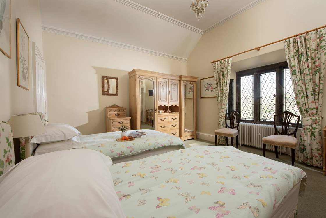 The beds can be made up as twin beds or a super-king double - the choice is yours.