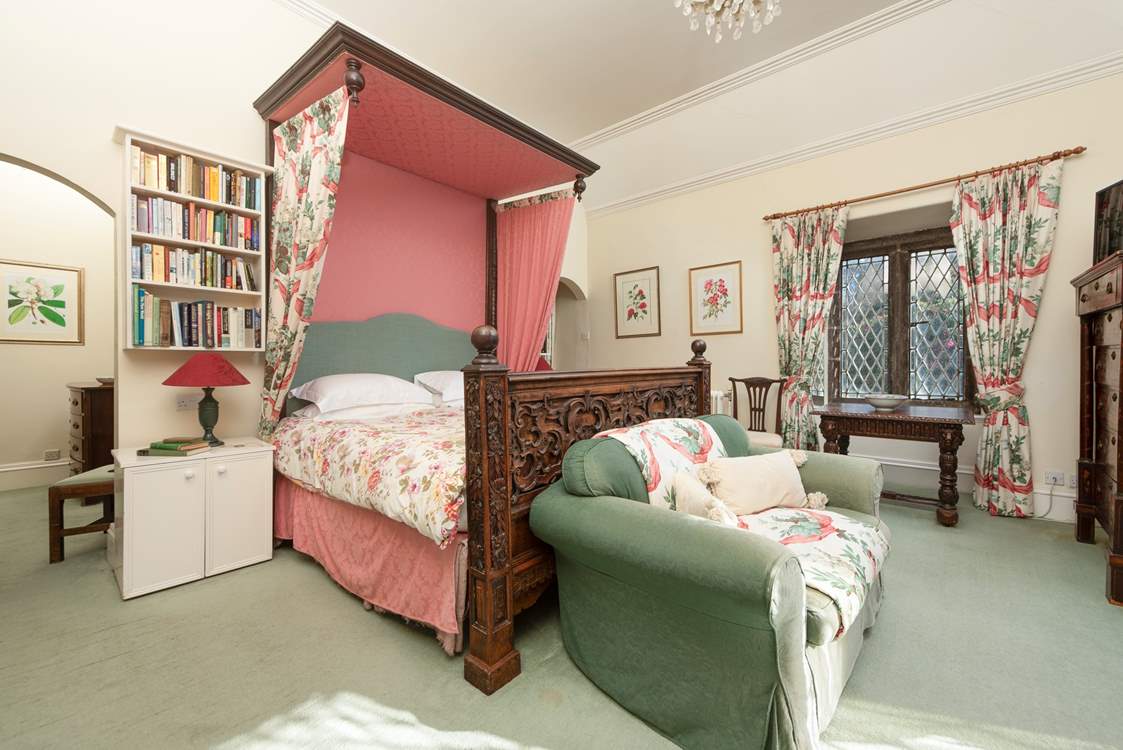 There's a choice of seven bedrooms on offer.