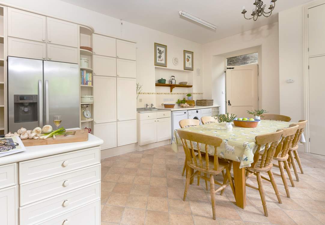 The kitchen/breakfast-room is very much the working heart of the home.