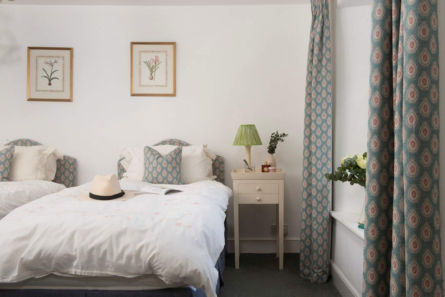 Zip and Link beds are the order of the day in the second bedroom.