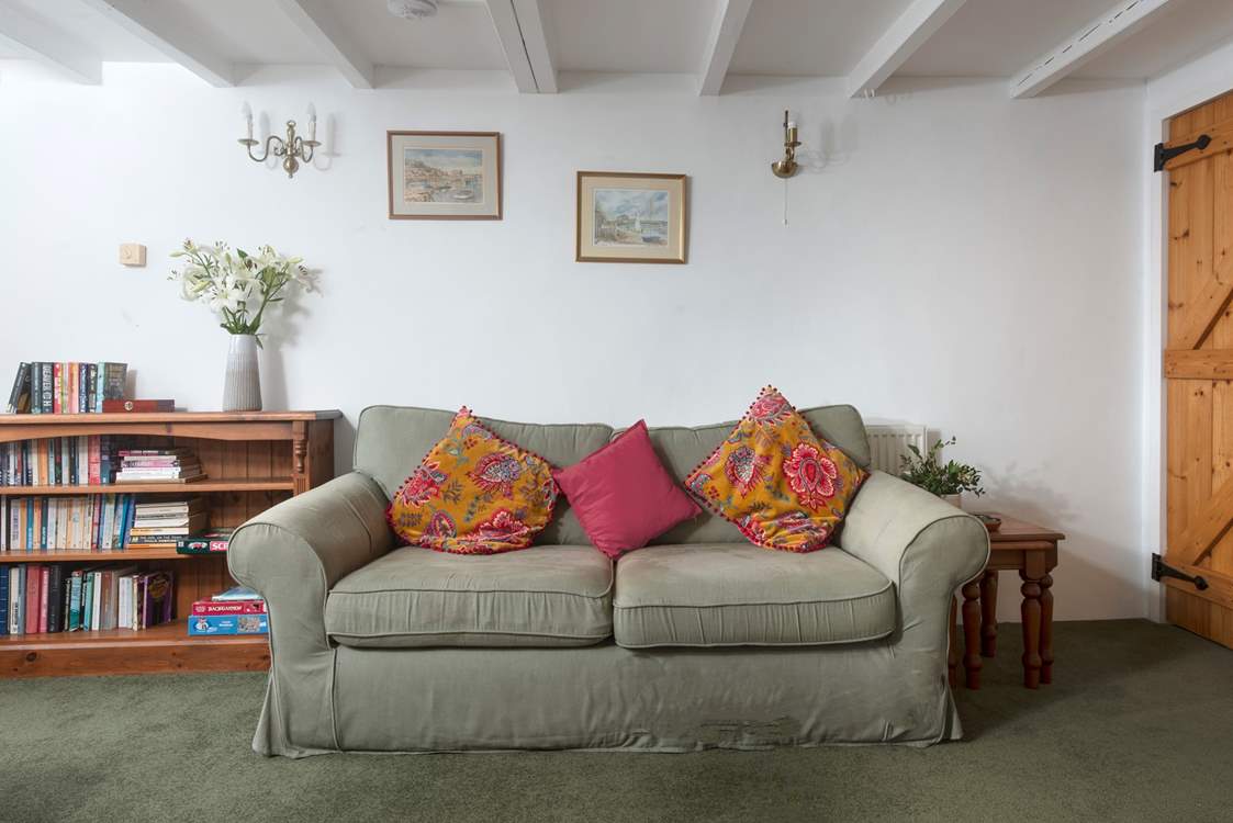Rose Cottage has plenty of books and games to keep you entertained.
