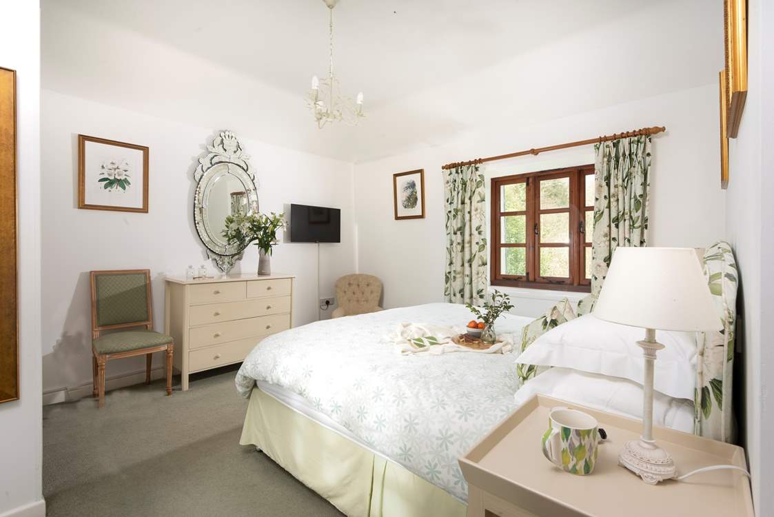 There are five beautiful bedrooms at Kelly Green Mill.