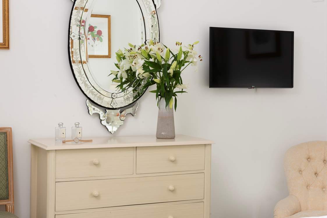 Most of the bedrooms have a TV, encouraging lazy morning lie-ins. Why not, you are on holiday.