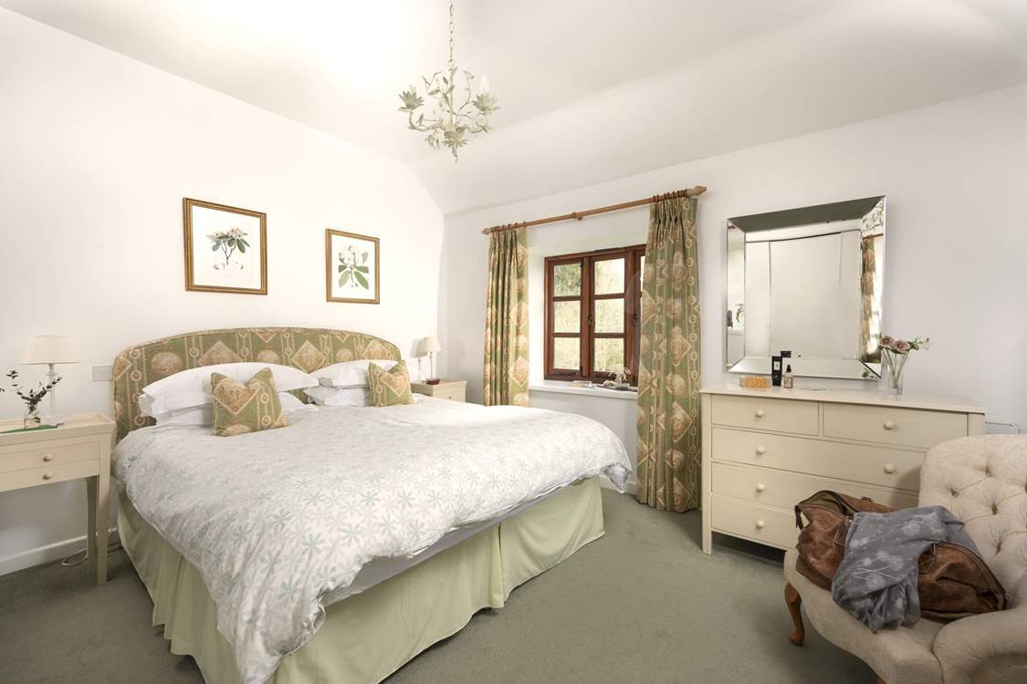 Another super-king size bed awaits the lucky guests in bedroom two.