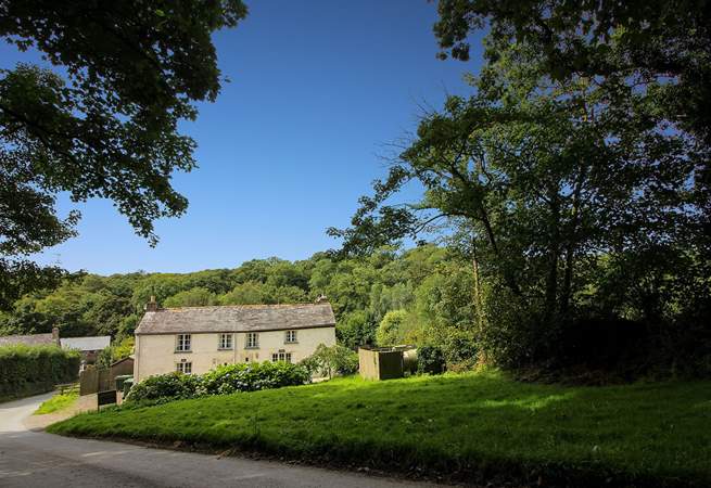 Honeysuckle Cottage, on the right, is one of a pair of charming semi-detached cottages.