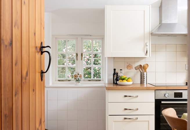 Honeysuckle Cottage also has a separate utility-room.