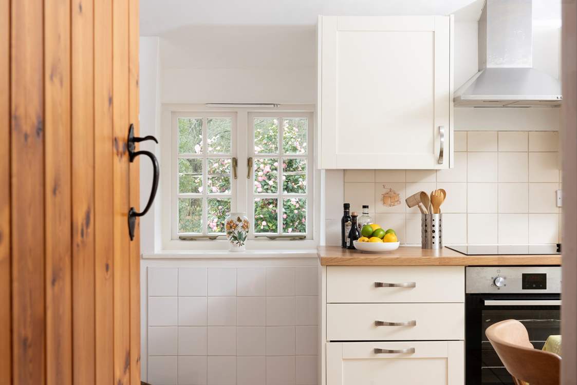 Honeysuckle Cottage also has a separate utility-room.