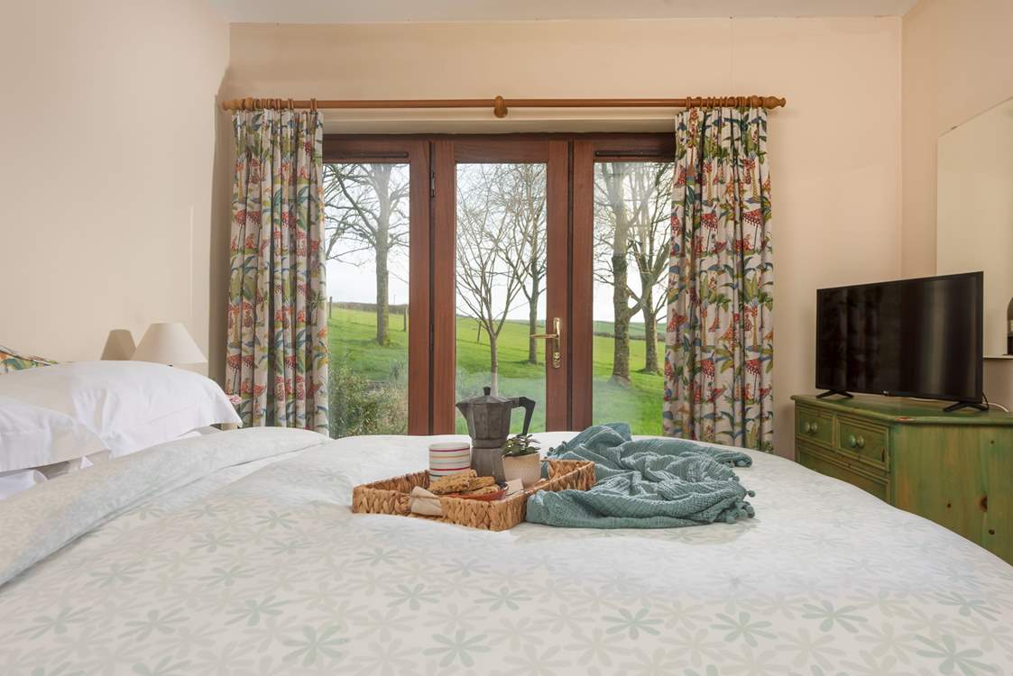 The large windows really make the most of the setting.