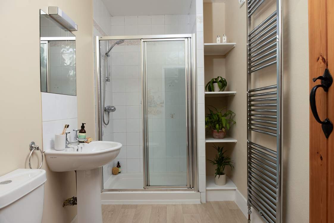 The shower-room is located close to bedrooms two and three.