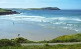 If beach days are in the agenda, you are spoilt for choice. Polzeath is a fabulous beach popular with both families and surfers. - Thumbnail Image