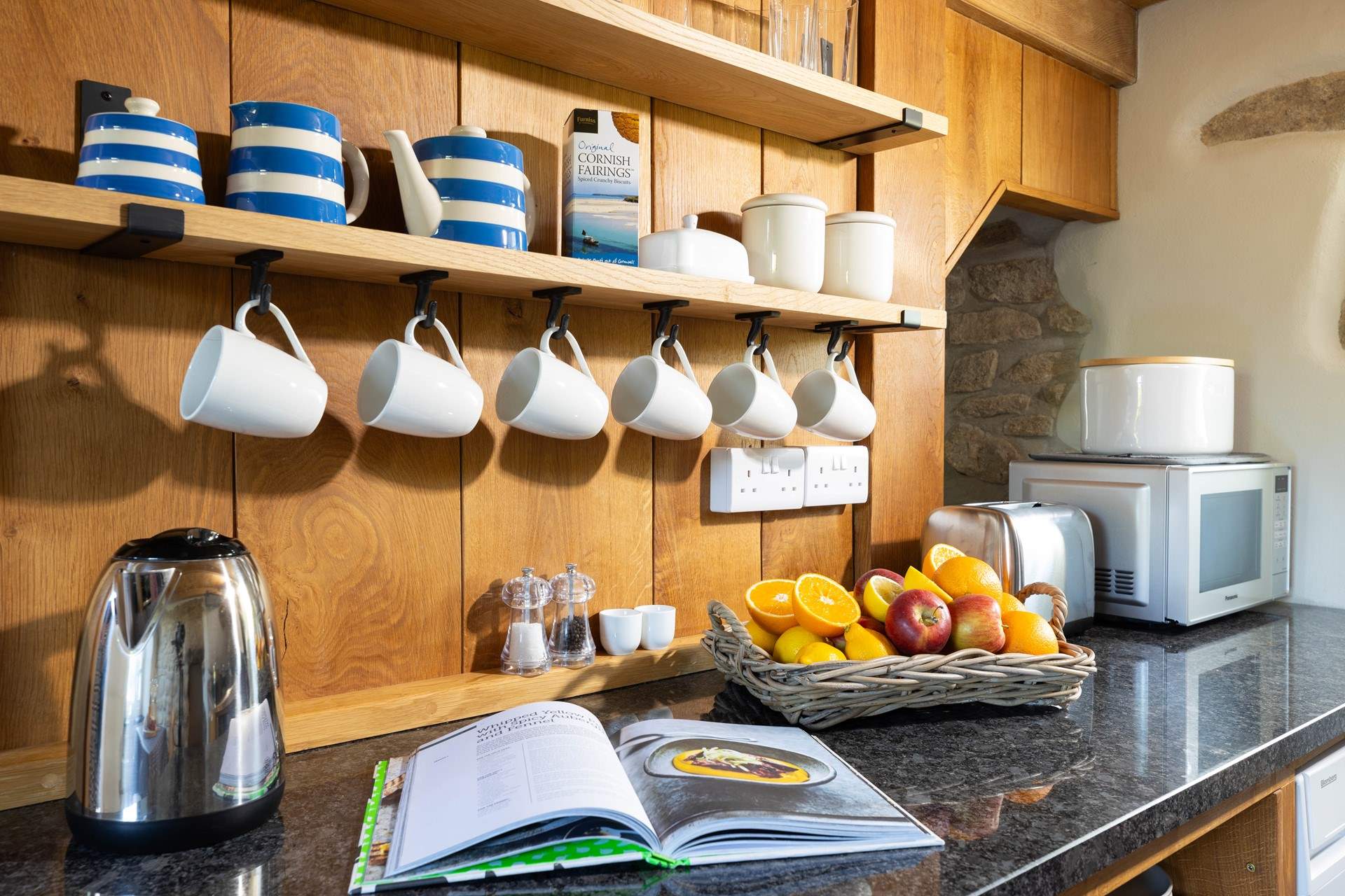 Gorgeous Cornish crockery awaits you at Tinners Cottage. 