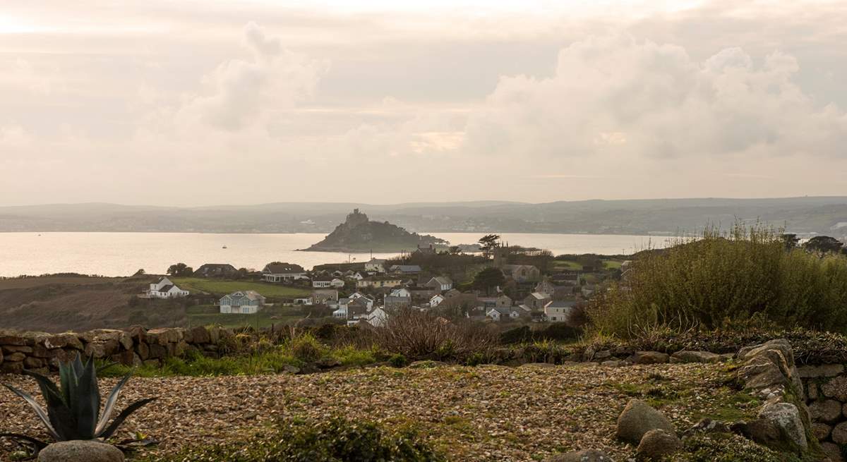 You can see St Michael's Mount from the terrace.