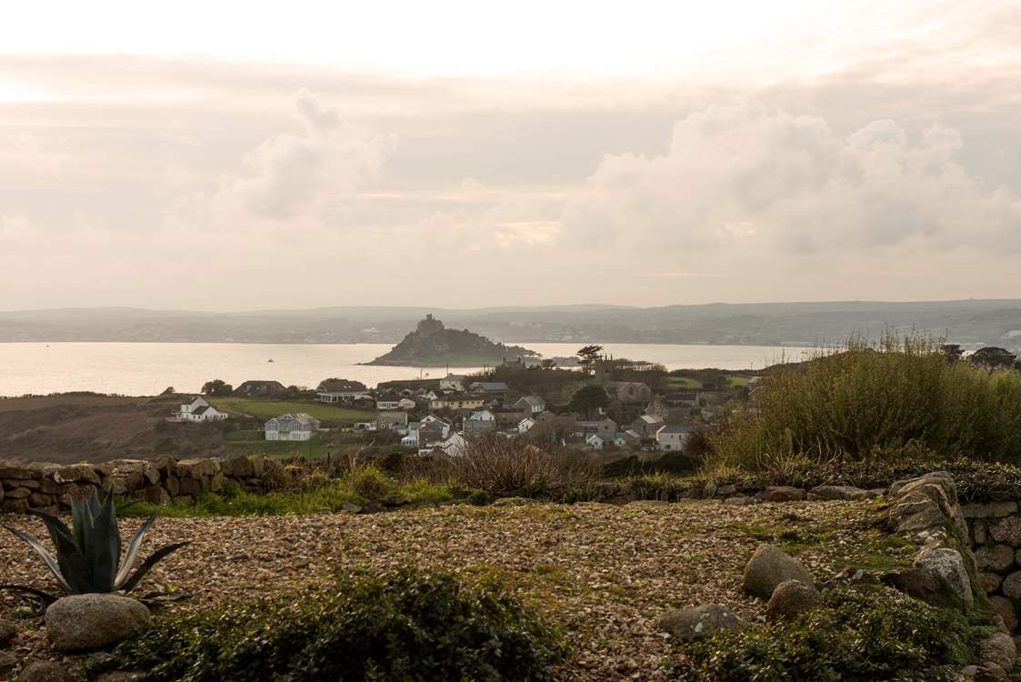 You can see St Michael's Mount from the terrace.