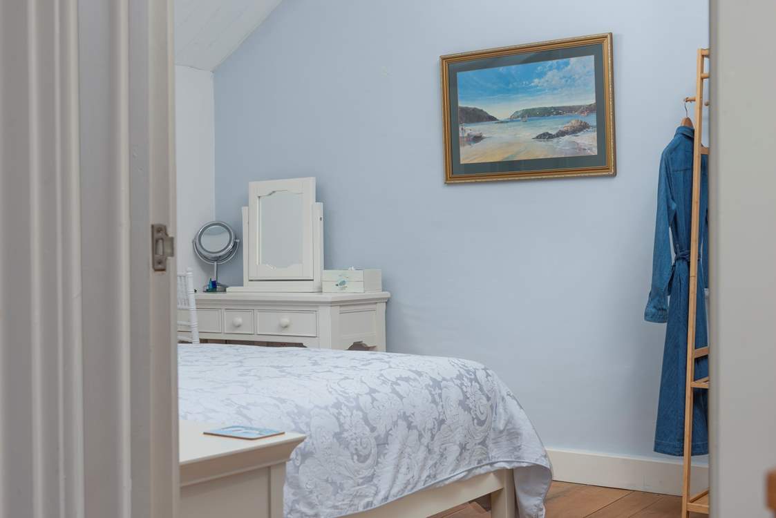 Trebarvah Farmhouse has beautiful artwork on the walls  for you to enjoy.