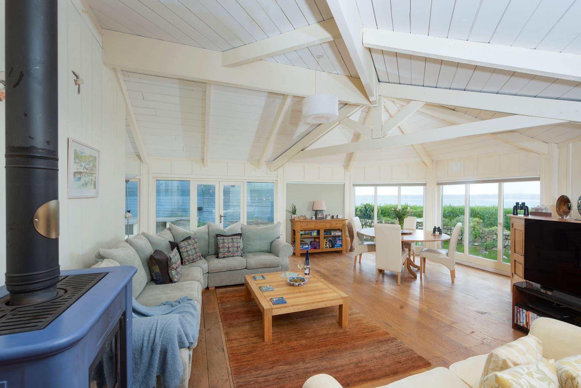 As you would expect in such a fabulous house, there is plenty of space for relaxing. 