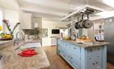 The country style kitchen is a great space for cooking up lazy lunches or intimate suppers. - Thumbnail Image