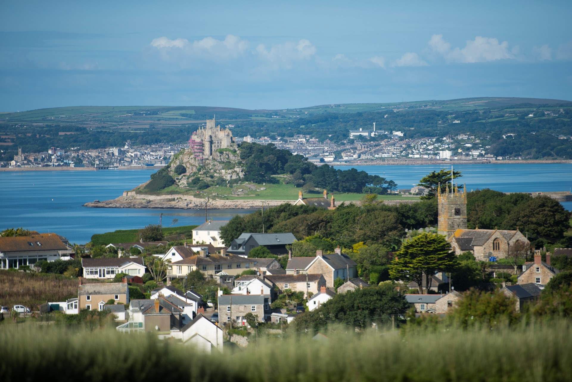 The majestic Mount at Marazion. 