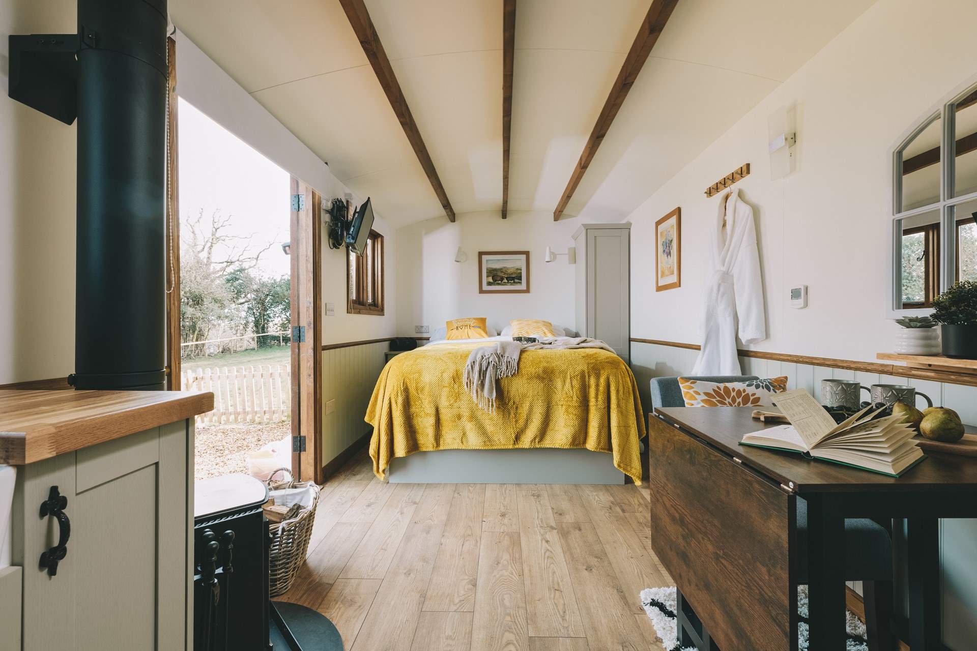 Rest and recharge in the sumptuous king-size bed.