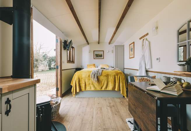 Rest and recharge in the sumptuous king-size bed.