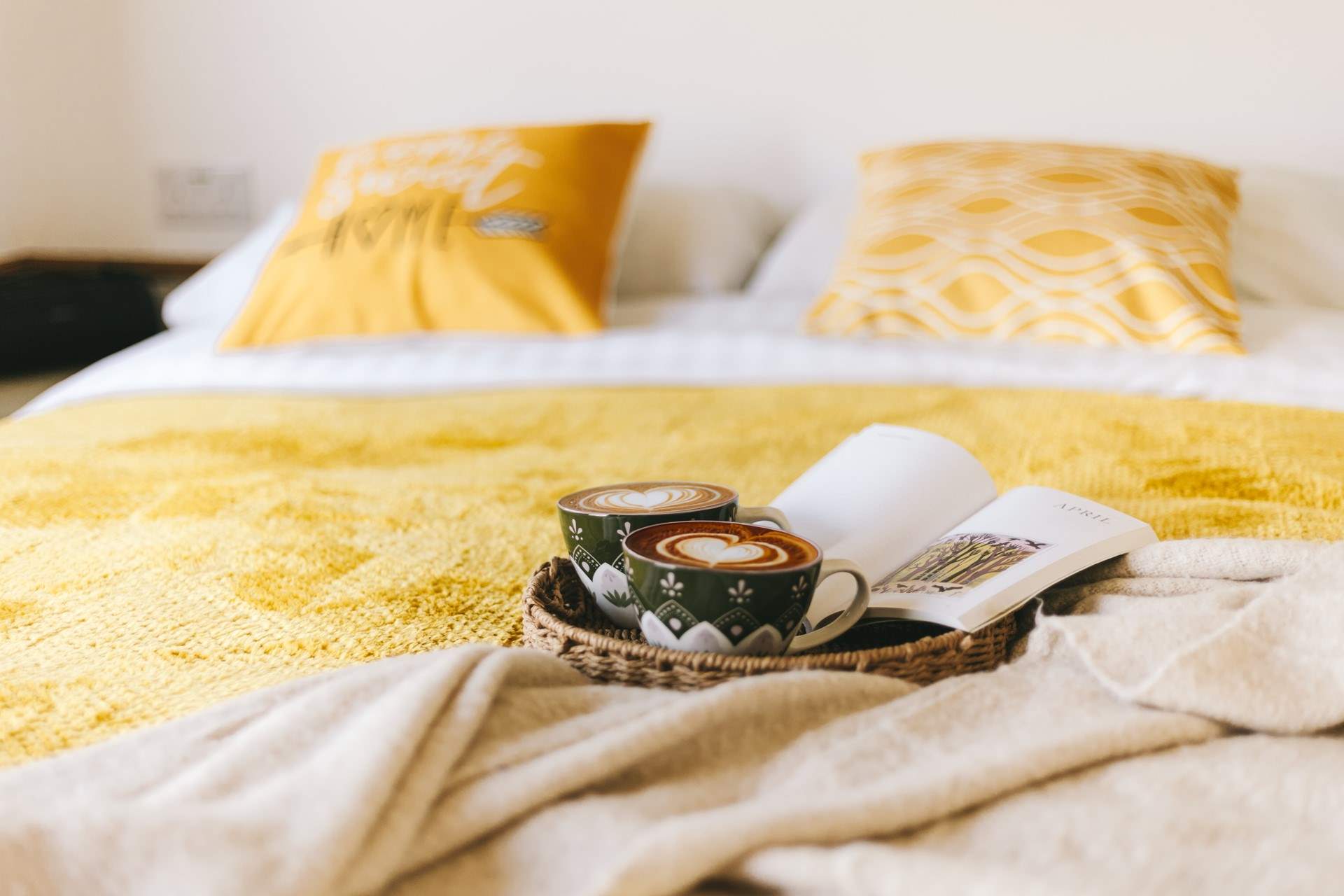 Wake up and enjoy a morning coffee in bed.